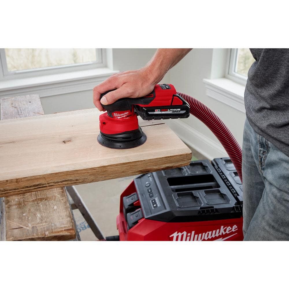 Milwaukee M18 FUEL 5 Inch Random Orbital Sander Replacement Backing Pad, large image number 5