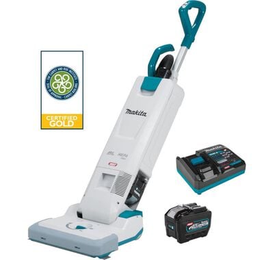 Makita 40V max XGT Brushless 1.3 Gallon HEPA Filter 15 Inch Upright Vacuum Cordless Kit