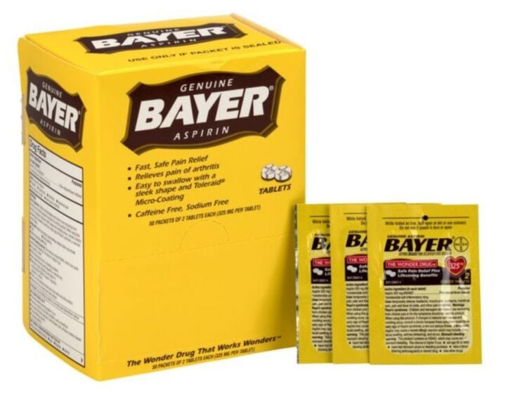 Aero Healthcare Bayer Aspirin 100 Pieces