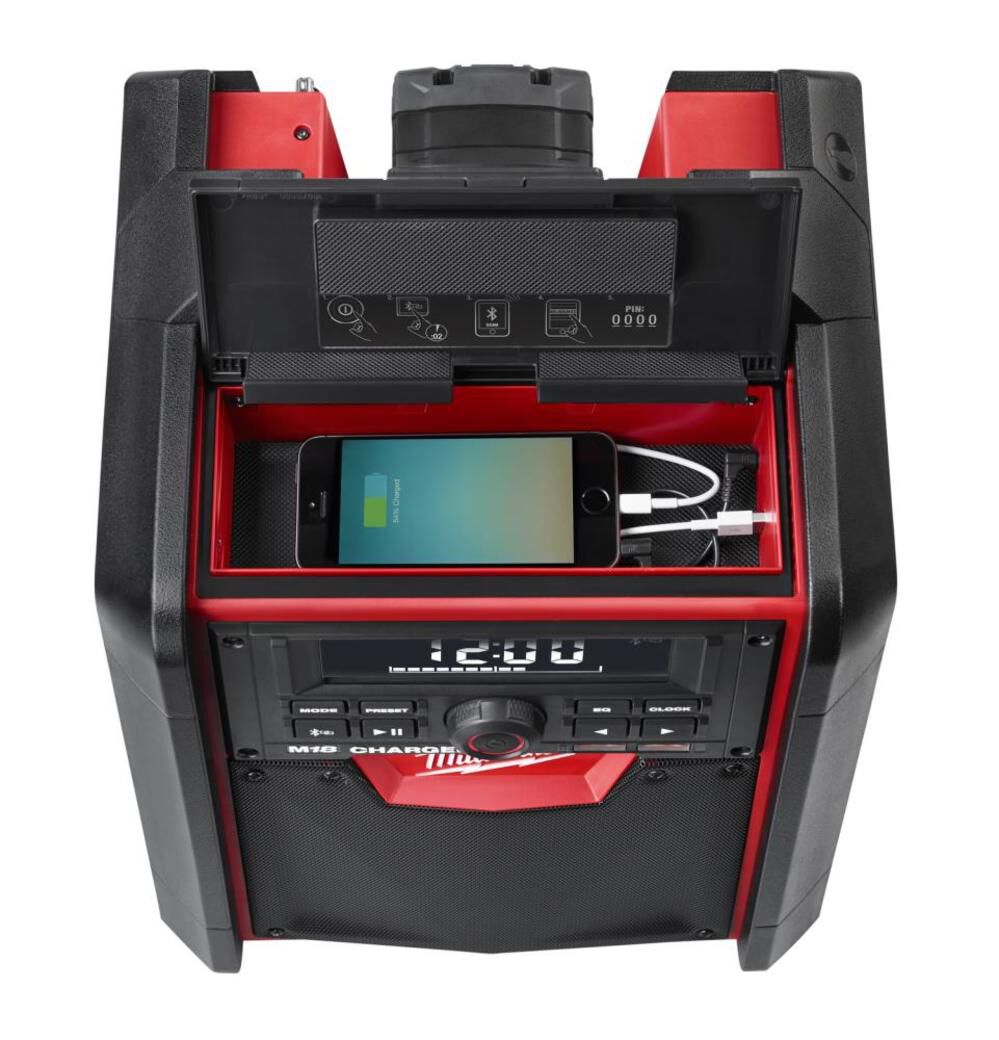 Milwaukee M18 Jobsite Bluetooth Radio Charger 2792 20 48 11 1820 Simolary simolary.com 9