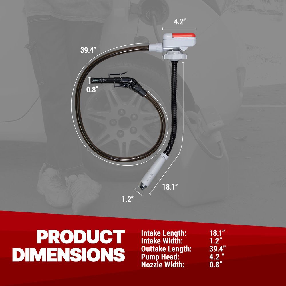 Tera Pump TRFA01 2.7 GPM 5th Gen Gas Can Battery Powered Fuel Transfer Pump, large image number 9