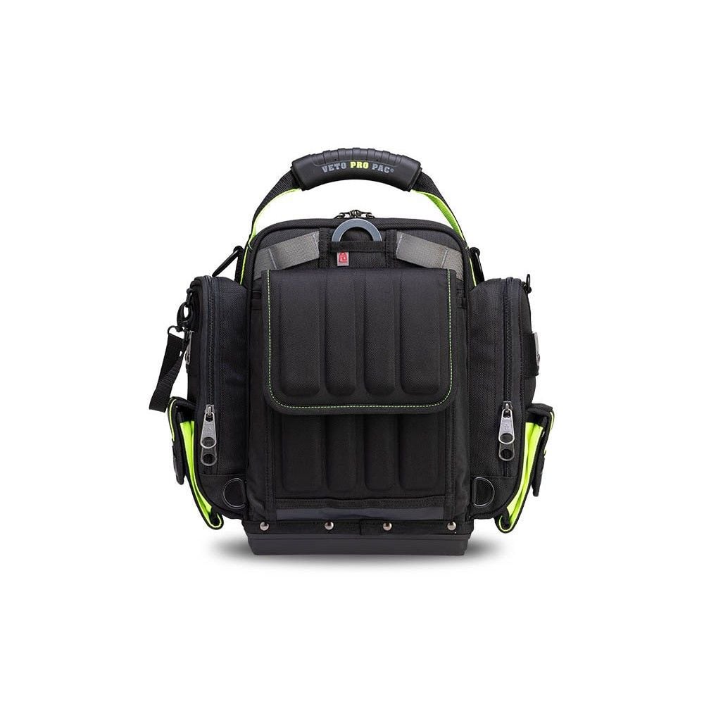 Veto Pro Pac 45 Lbs X-Large Zippered Meter Bag, Black/Hi-Viz Yellow, large image number 4