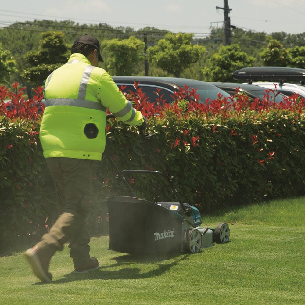 Makita Promotional 18V LXT Lithium-Ion Cordless High Visibility Fan Jacket Only Small, large image number 6