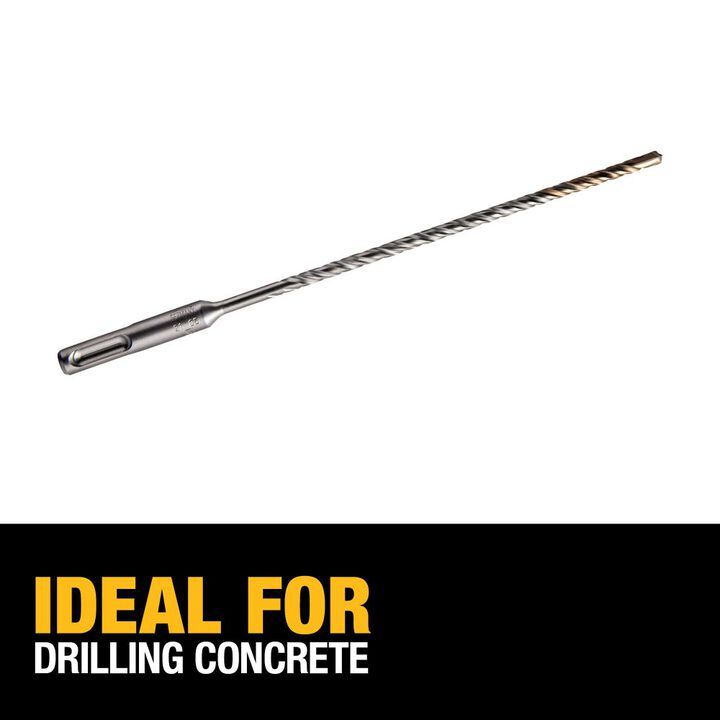 DEWALT 3/16 x 6-1/2 x 8-1/2 Inch SDS+ Hammer Bit Pack of 25, large image number 2