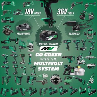 Metabo HPT KC18DDX 18V Cordless Impact Driver and Drill Kit, large image number 11