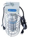 Bergen Industries 60 watt High Bay LED luminaire Temporary Plug-in Work Light Fixture 7500 lm 5000K Snap Lock Hook and Wire Guard, small