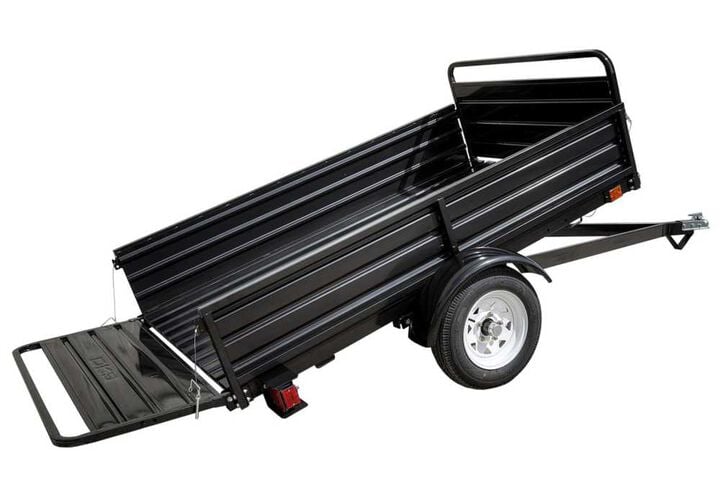 DK2 Utility Trailer Kit 5'x7' Drive Up Gate Black Powder Coat