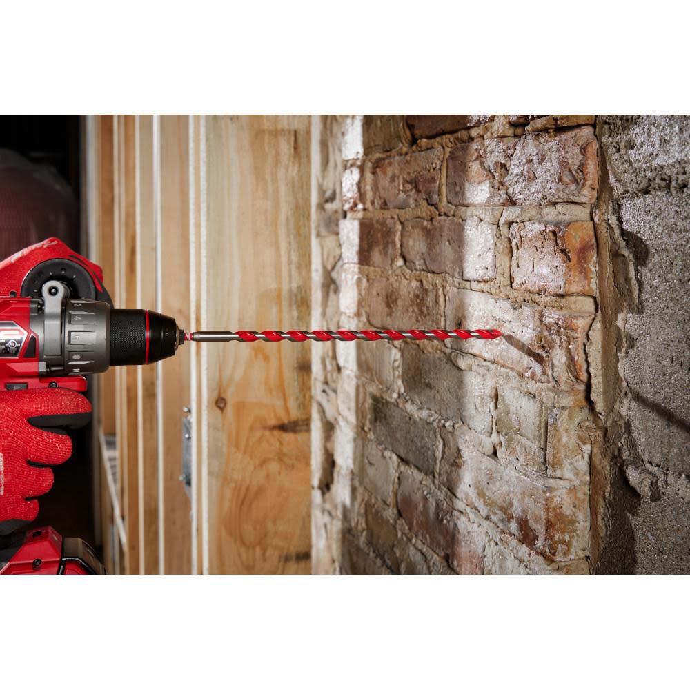 Milwaukee SHOCKWAVE Carbide Hammer Drill Bit 3/8inchx16inchx18inch, large image number 8