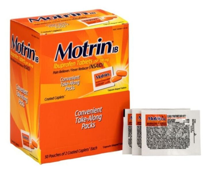Aero Healthcare Motrin Ibuprofen 100 Pieces