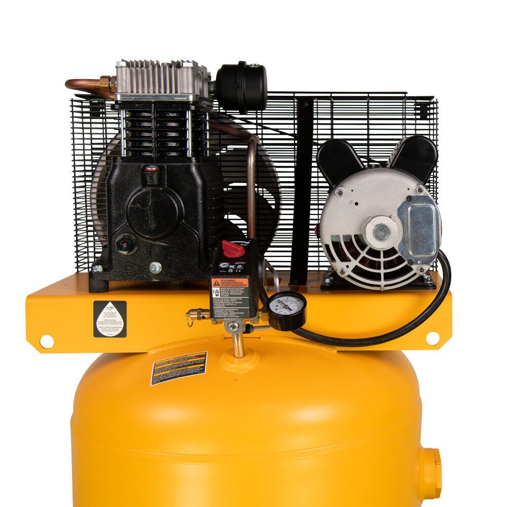 DEWALT 60 Gallon Cast Iron Oil Lubricated Belt Drive Air Compressor, large image number 6