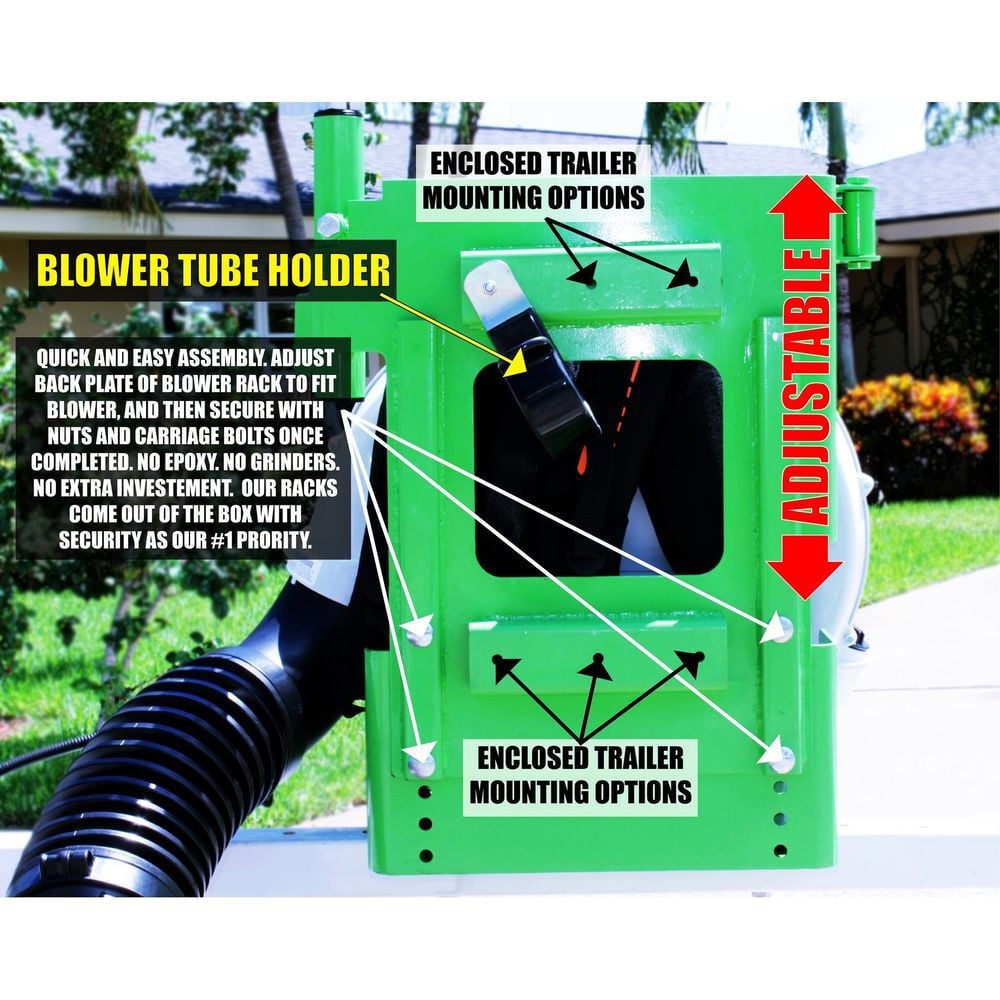 Green Touch Xtreme Pro Series Lockable Backpack Blower Rack, large image number 11