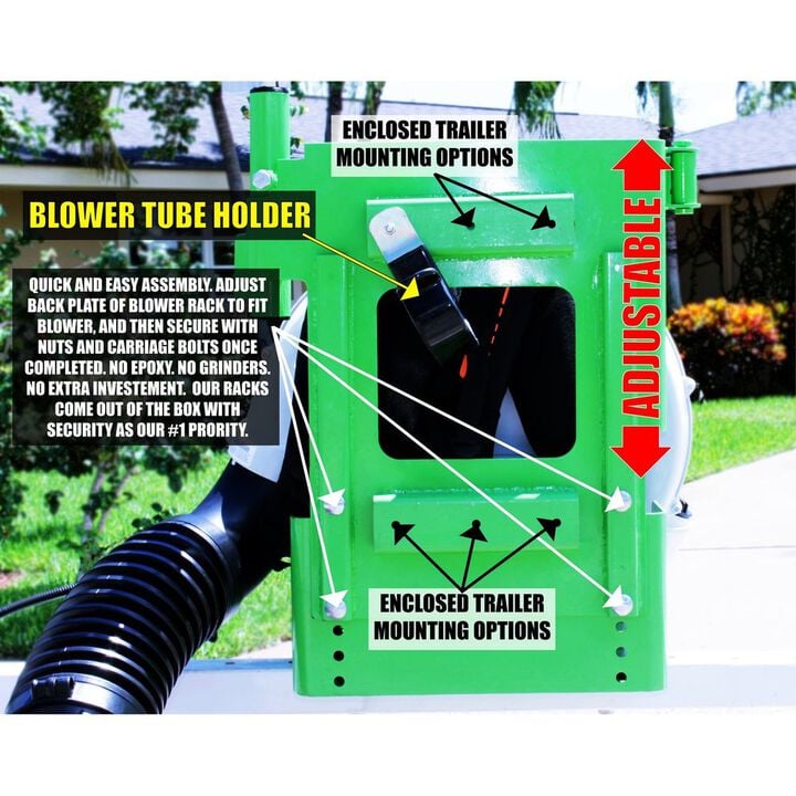 Green Touch Xtreme Pro Series Lockable Backpack Blower Rack, large image number 10