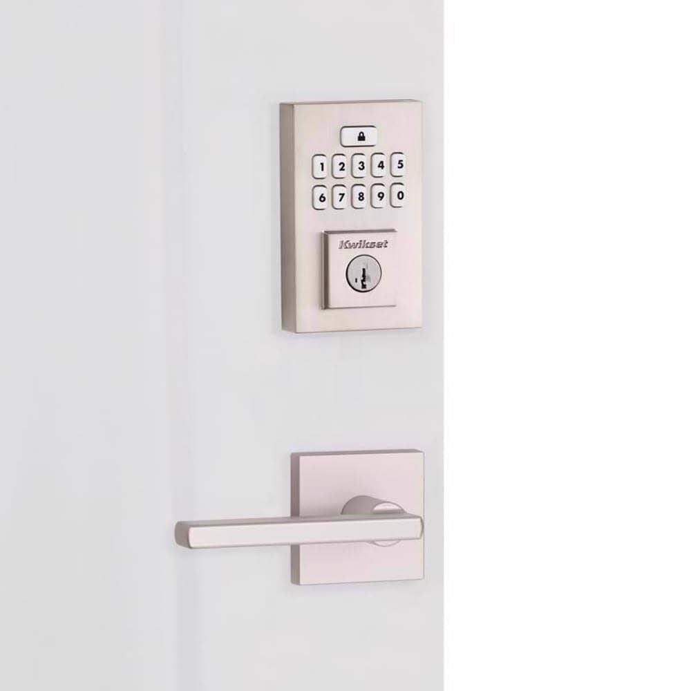 Kwikset 260 SmartCode Electronic Touch Pad Deadbolt Satin Nickel, large image number 4