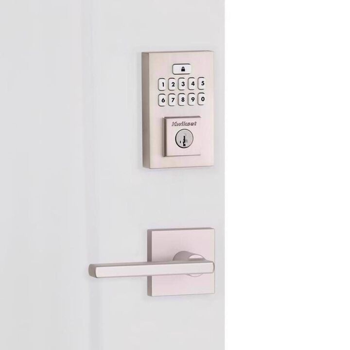 Kwikset 260 SmartCode Electronic Touch Pad Deadbolt Satin Nickel, large image number 3