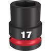 Milwaukee Impact Socket 1/2in Drive 17mm Standard 6 Point, small image number 1