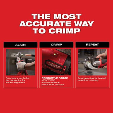 M18™ FORCE LOGIC™ 600 MCM Crimper Kit with #8 to 600 MCM Cu ...