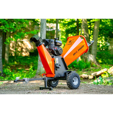 DK2 4in 280 cc 7HP Gasoline Powered Kinetic Drum Chipper, large image number 12