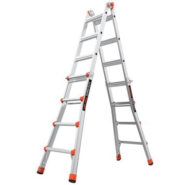 Little Giant Safety M17 17' 1AA 375# Multi-Position Ladder, large image number 4