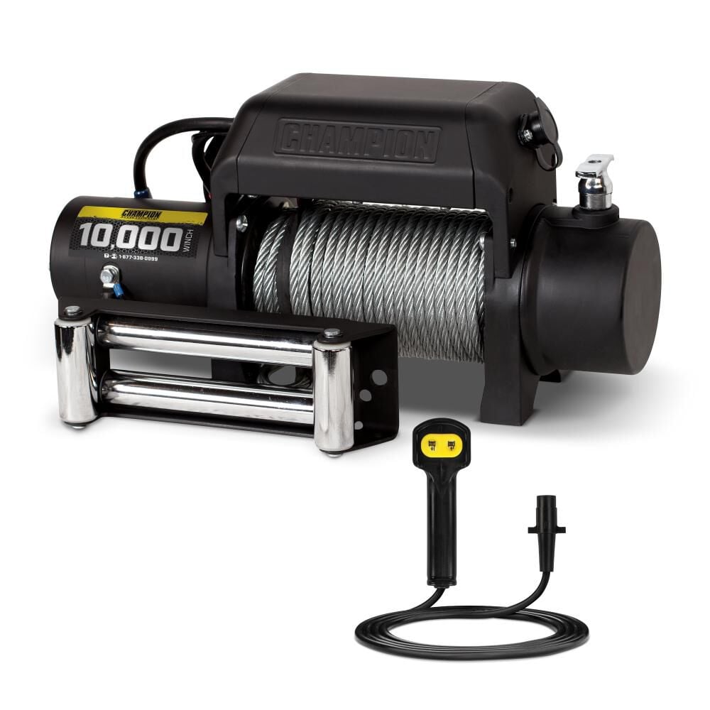 Champion Power Equipment 10000-lb. Truck/SUV Winch Kit with Remote Control – 11008