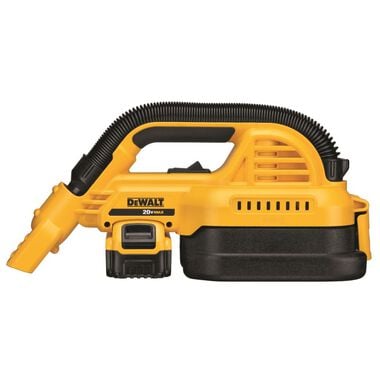 DEWALT 20 V MAX 1/2 Gallon Wet/Dry Portable Vac Kit