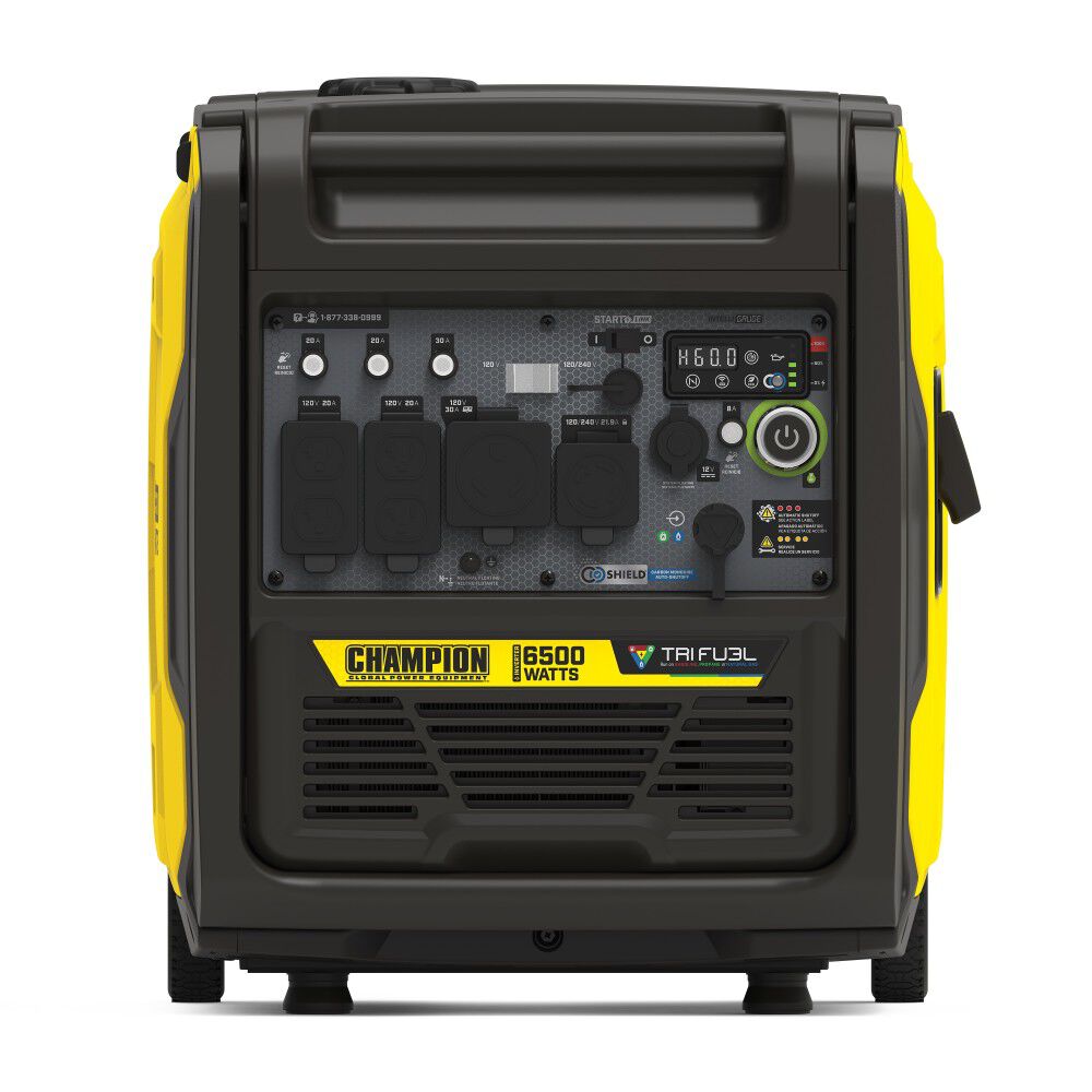 Champion Power Equipment 6500-Watt Wireless Remote Start Tri Fuel 49 State RV Ready Portable Inverter Generator with StartLINK, large image number 5