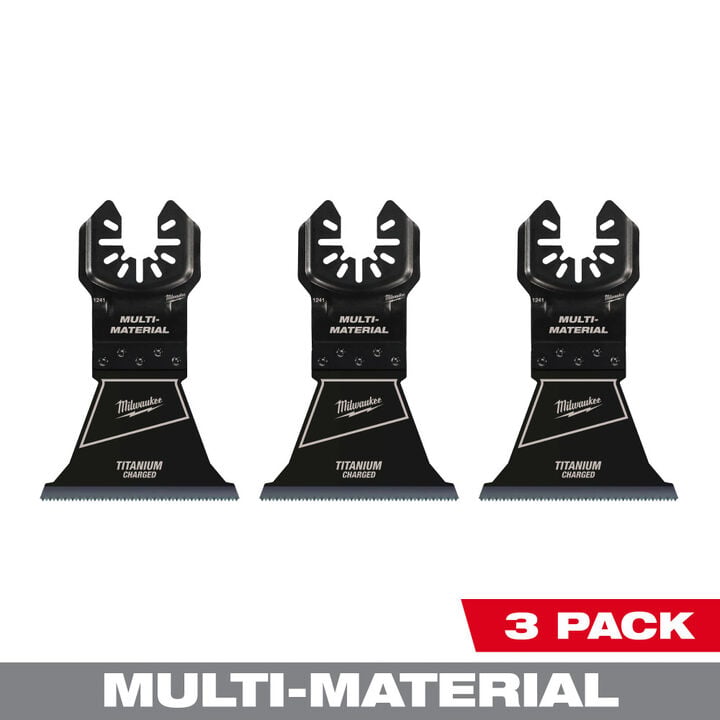 Milwaukee OPEN-LOK 2-1/2inch TITANIUM ENHANCED BI-METAL MULTI-MATERIAL BLADES 3PK, large image number 0