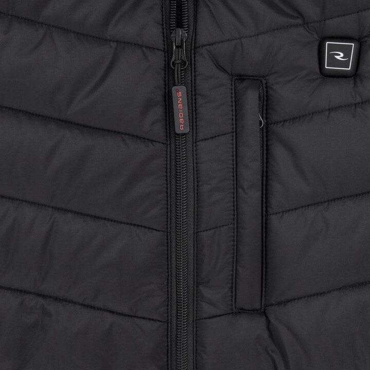 Radians Womens Heated Puffer Vest Kit with Battery, Black, Small, large image number 4