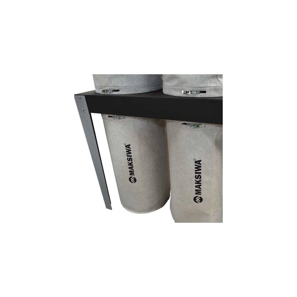 Maksiwa International Dust Collector 220V 3 Phase 5HP 2760 CFM 53 Gallon 5 Entries, large image number 4