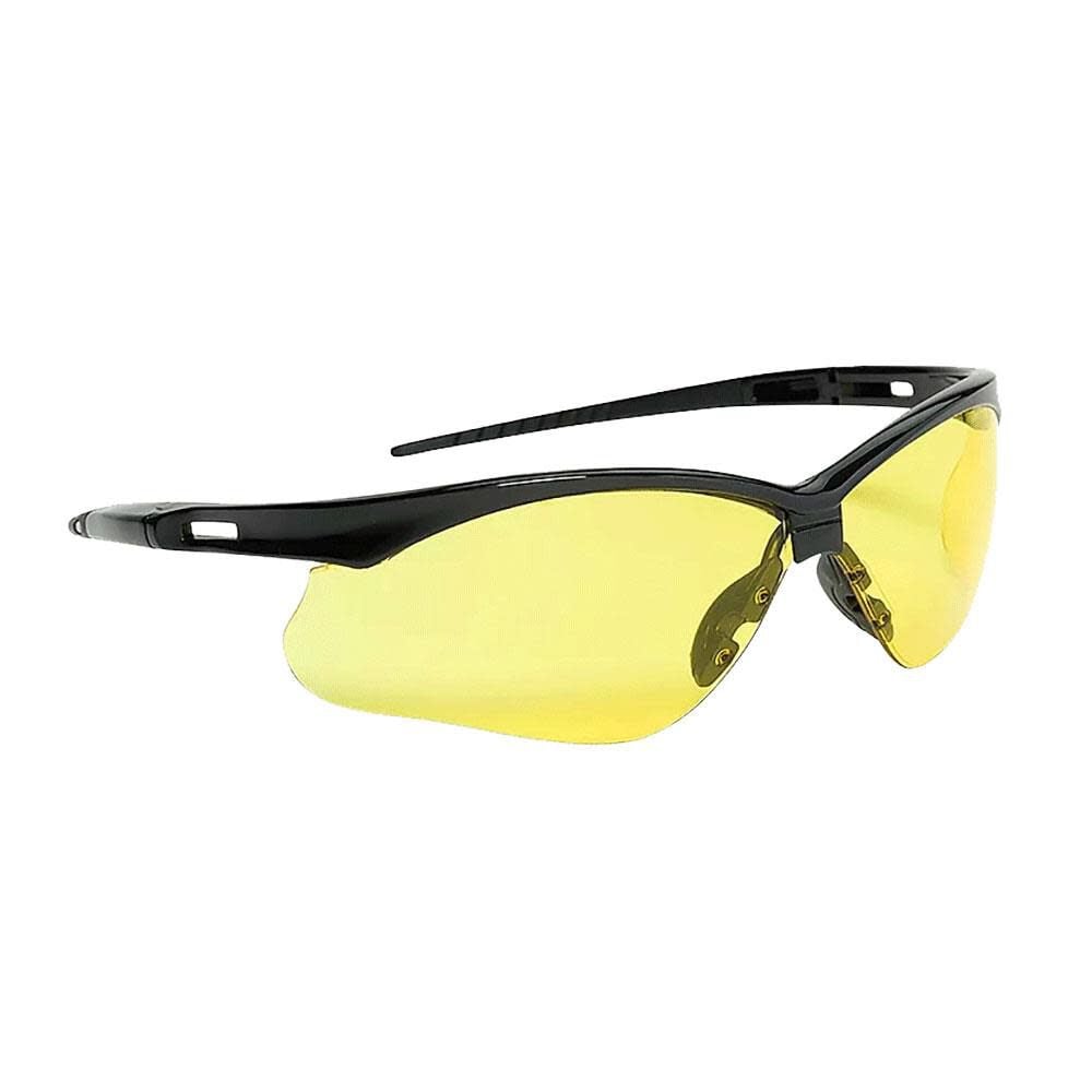 Jackson Safety Glasses Anti Scratch Coating Amber Lens Black Frame, large image number 3