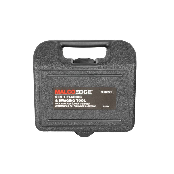 Malco Products MalcoEdge FLSW2N1 2-in-1 Flaring and Swaging Tool Kit for HVAC-R, large image number 7
