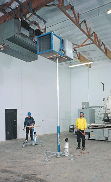 Genie 18' 5in Super Hoist Portable Telescoping Pneumatic Material Lift (CO2 Bottle Not Included), large image number 5