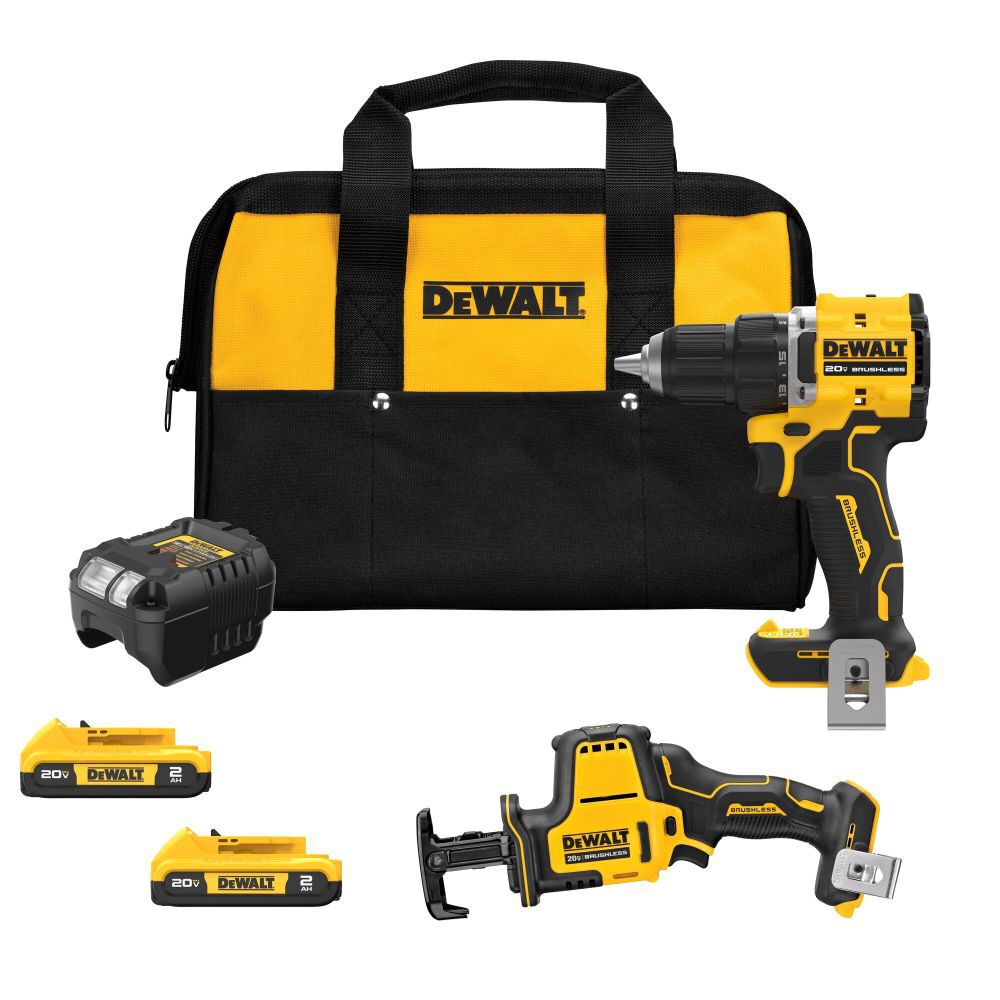 DEWALT 20V Max 2 Tool Combo Kit DCK208D2 Acme Tools