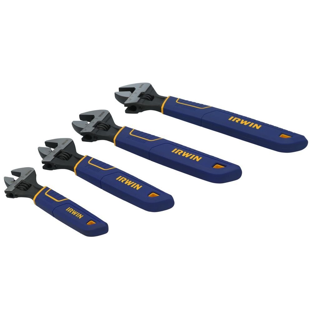 Irwin Vise-Grip Adjustable Wrench Set, SAE/MM, 4 Piece, large image number 4