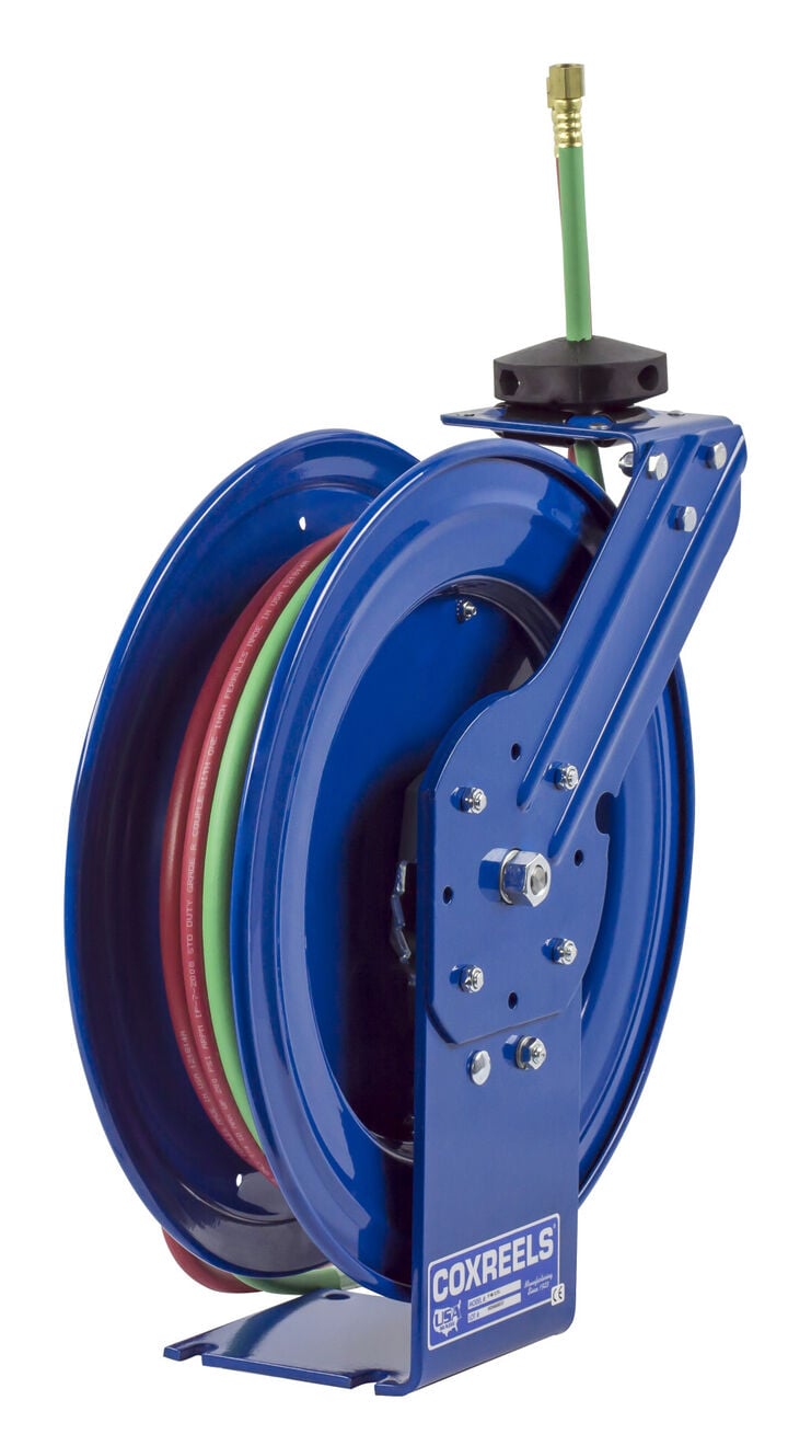 Coxreels Spring Driven Welding Hose Reel 1/4in x 40' Oxy-acet 200PSI, large image number 3