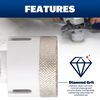 Marshalltown 2-3/16 Inch Arranged Diamond Hole Saw for Grinder, small image number 2