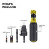 Klein Tools Impact-Rated Flip Socket Conduit Reamer Driver, small image number 2