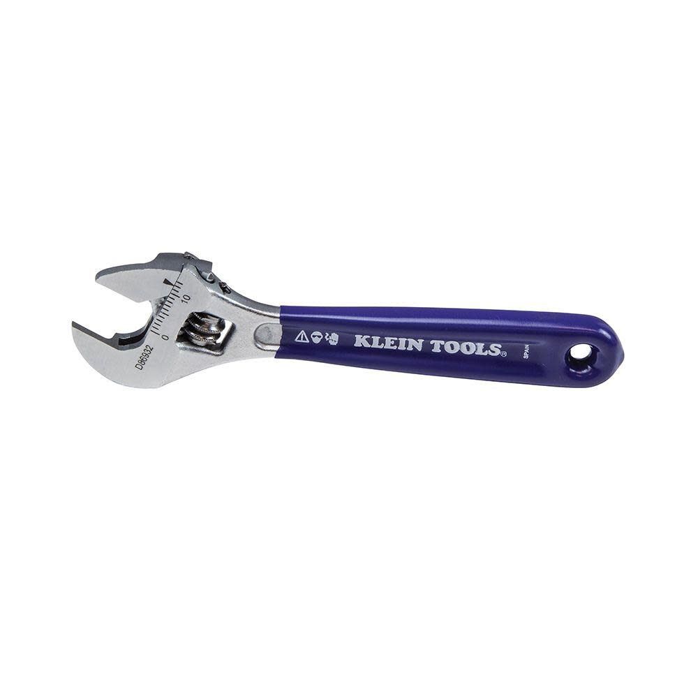 Klein Tools Slim-Jaw Adjustable Wrench 4in, large image number 4