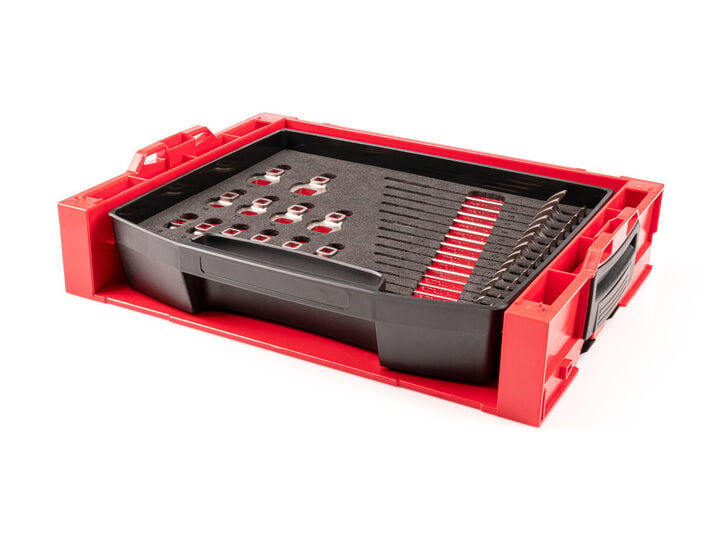 Tekton Angle Head and Crowfoot Wrench Set, Drawer, 26 Piece (6-19 mm), large image number 1