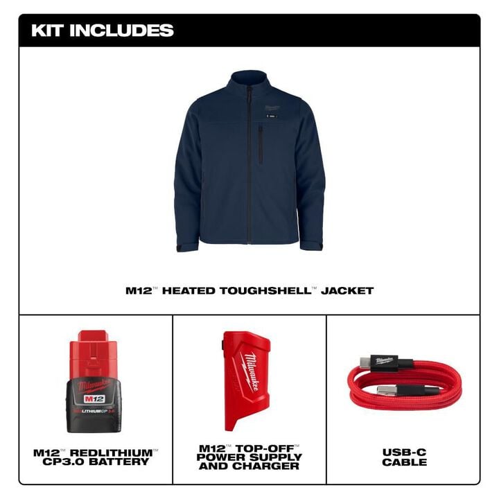 Milwaukee M12 Heated TOUGHSHELL Jacket Kit, large image number 3
