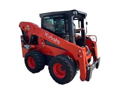 Kubota SSV75PHFRC 74.3HP Gasoline Wheeled Skid Steer Loader - Used 2022