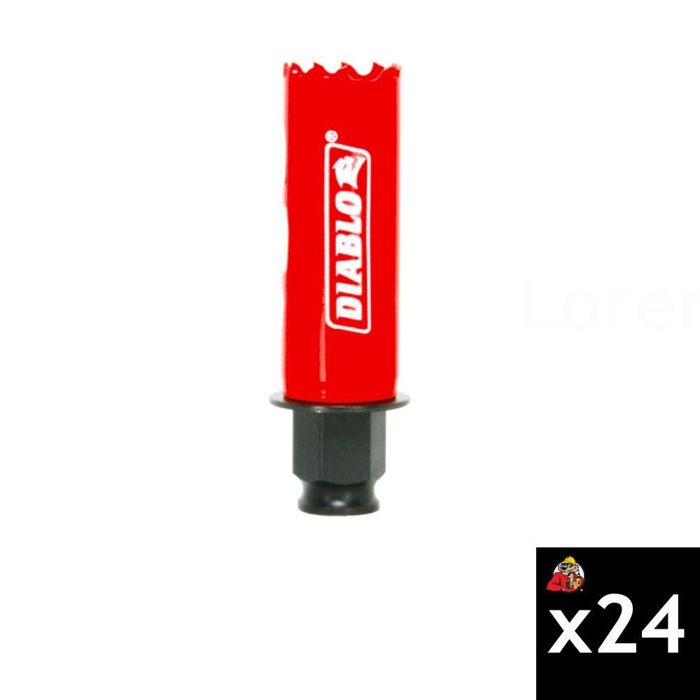 Diablo Tools 1 Inch Bi-Metal Hole Saw 24 Pieces - DHS1000W24