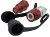 Enerpac 3/8 Inch NPTF Flush-Face Hydraulic Coupler Set, small image number 2