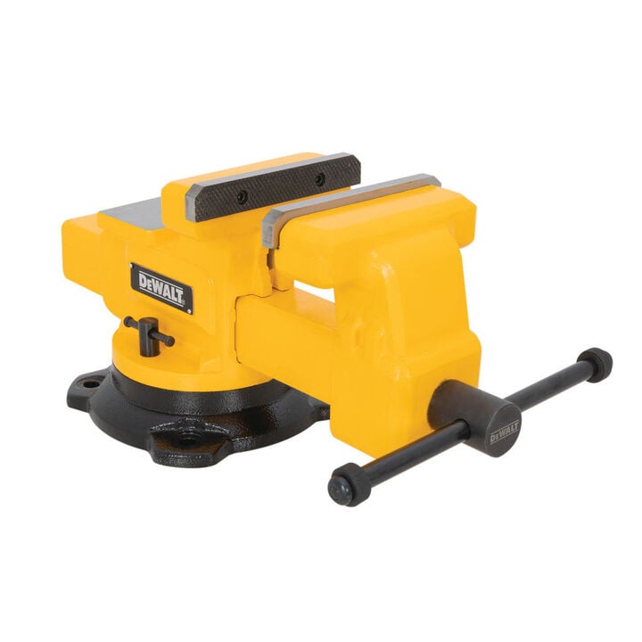 DEWALT 6 Inch Swivel Base Bench Vise with Anvil, large image number 0