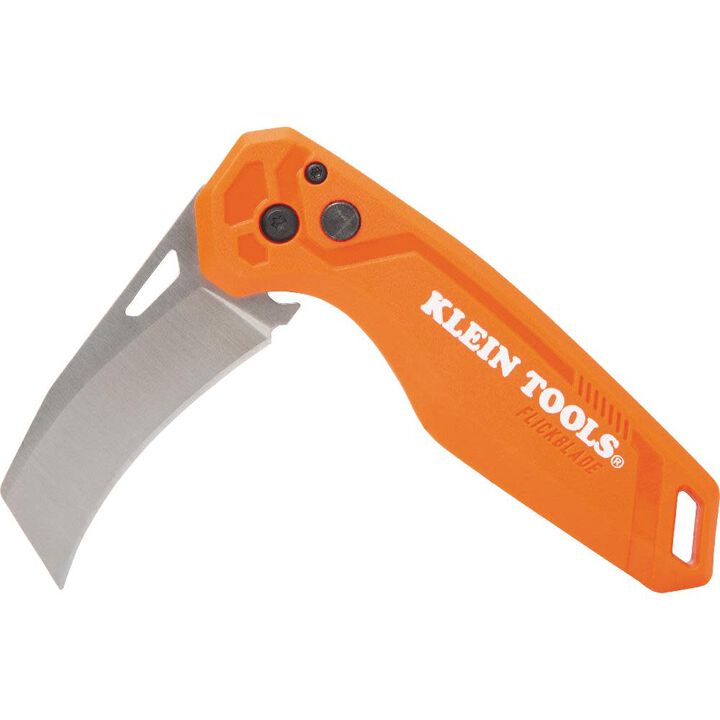 Klein Tools FLICKBLADE Hawkbill Folding Pocket Knife, large image number 1