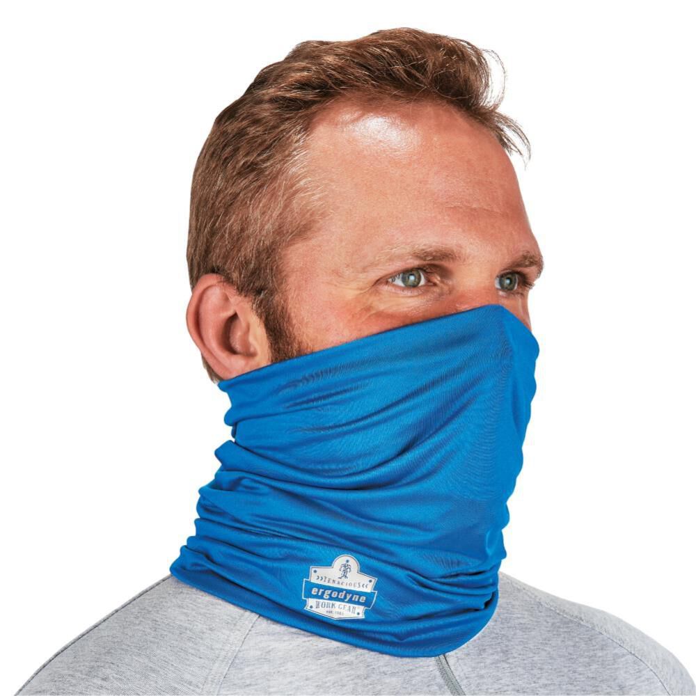 Ergodyne Chill Its 6487 Cooling Multi Band Neck Gaiter, Blue – 42129