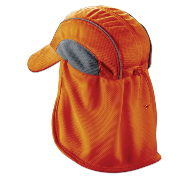 Ergodyne Chill Its 6650 High Performance Hat with Neck Shade Orange