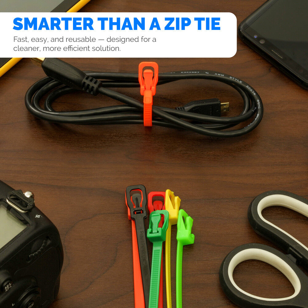 RETYZ Core EveryTie 6 Inch UV 50 Lbs Cable Tie Black 20 Pieces, large image number 5