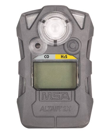 MSA Safety Works ALTAIR Gas Detector 2XT CO/H2S (CO:25 100; H2S: 10 15) Charcoal