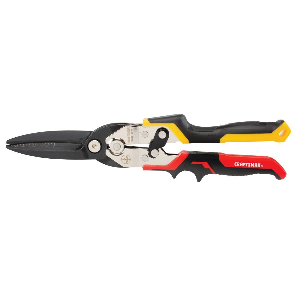 CRAFTSMAN Straight Long Cut Aviation Snips, large image number 1