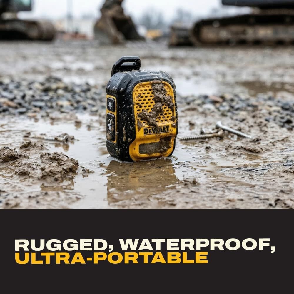 DEWALT Gen 2 Wearable Bluetooth Speaker with LED Light, large image number 8